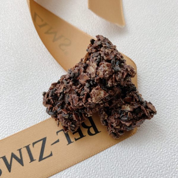 黑朱古力芝麻麥脆片(120g) | BEL-ZIMS | CHOCO-BEL 燕麥朱古力系列 - Sesame Dark Chocolate Cereal (120g)：圖片 2